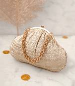 Cream Mirai Vintage Purse