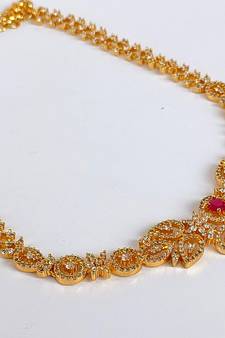 White cubic zirconia necklaces