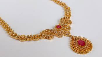 White cubic zirconia necklaces 2