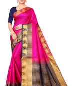 PINK KANJIVARAM STYLE SAREE