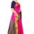 PINK KANJIVARAM STYLE SAREE