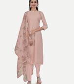 Women's Stylish Crochet Work Salwar Suit With Digital Print Dupatta