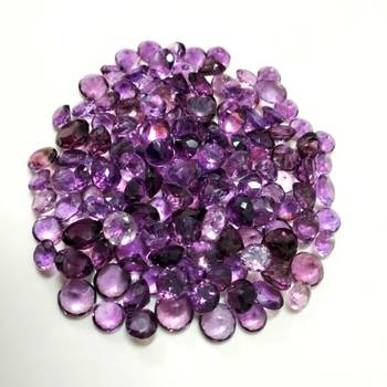 Natural Amethyst at Wholesale Rate 2.25 Ratti 2.04 Carat Round Shape जामुनिया Loose Gemstone for Astrologers Jewellers 3