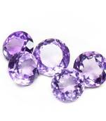 Natural Amethyst at Wholesale Rate 7.25 Ratti 6.89 Carat Round Shape जामुनिया Loose Gemstone for Astrologers Jewellers