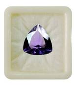 Natural Amethyst at Wholesale Rate 6.25 Ratti 5.68 Carat Trillion Shape जामुनिया Loose Gemstone for Astrologer Jewellers