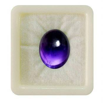Natural Amethyst at Wholesale Rate 8.25 Ratti 7.5 Carat Cabochon Oval Shape जामुनिया Loose Gemstone Astrology Purpose 1