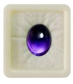 Natural Amethyst at Wholesale Rate 12.25 Ratti 11 Carat Cabochon Oval Shape जामुनिया Loose Gemstone Astrology Purpose