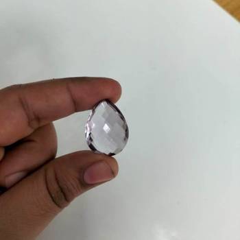 Natural Amethyst at Wholesale Rate 7.25 Ratti 6.89 Carat Checker Pear Shape जामुनिया Gemstone for Astrologers Jewellers 4
