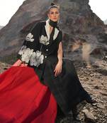 Floral White Cape Style Jacket