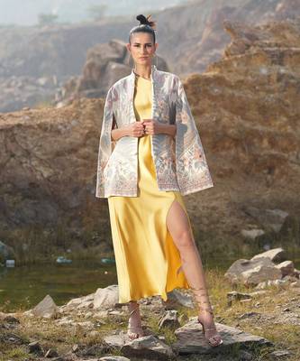 Paisley Swirl White With Embroidery Cape 1