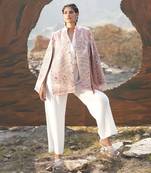 Paisley Swirl Baby Pink With Embroidery Caple