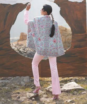Paisley Swirl Baby Blue With Embroidery Caple 3