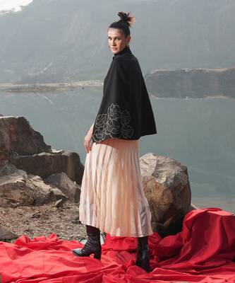 Golden Zari Cape 5