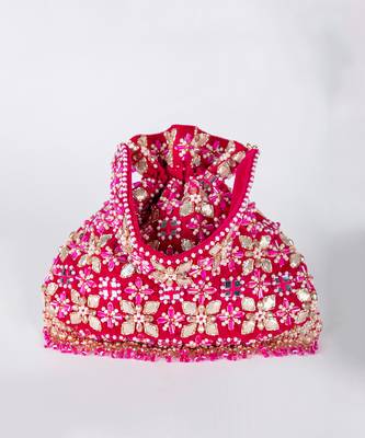 Rani Pink Ziva Potli Bag 4