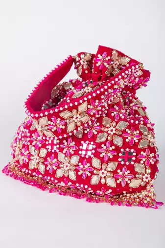 Rani Pink Ziva Potli Bag