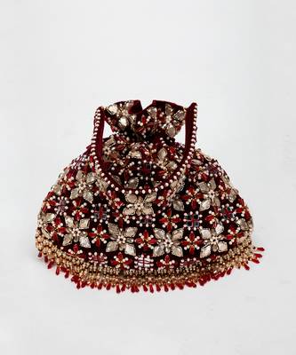 Red Ziva Potli Bag 2