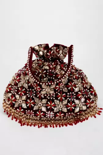 Red Ziva Potli Bag