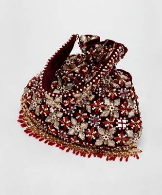 Red Ziva Potli Bag 3