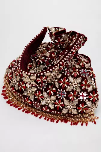 Red Ziva Potli Bag