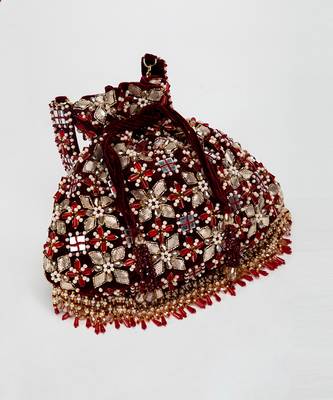 Red Ziva Potli Bag 4