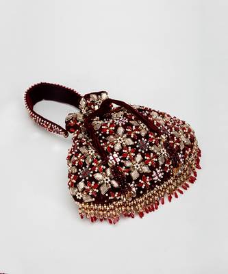 Red Ziva Potli Bag 5