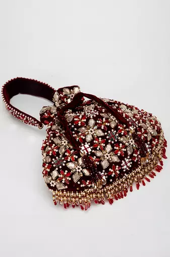 Red Ziva Potli Bag