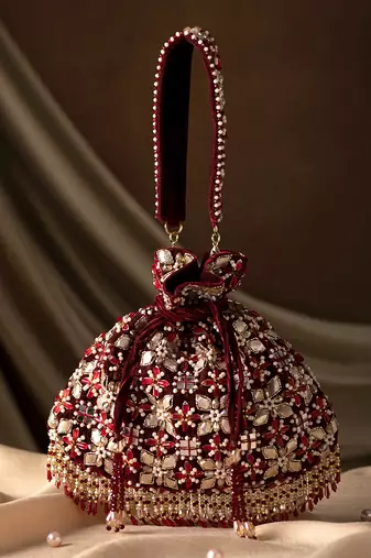 Red Ziva Potli Bag