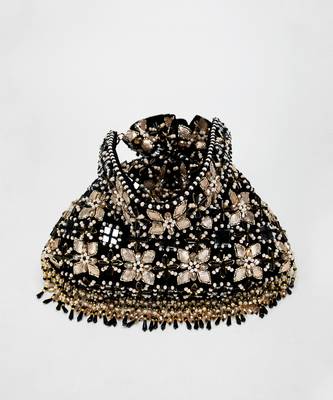 Black Ziva Potli Bag 2