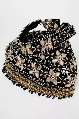 Black Ziva Potli Bag