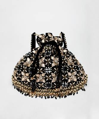Black Ziva Potli Bag 6