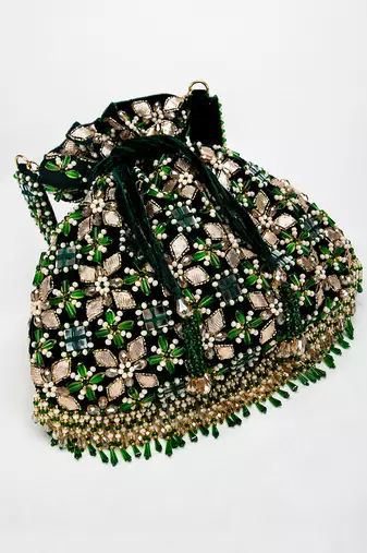 Green Ziva Potli Bag