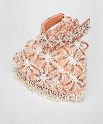 Peach Amora Potli Bag 4