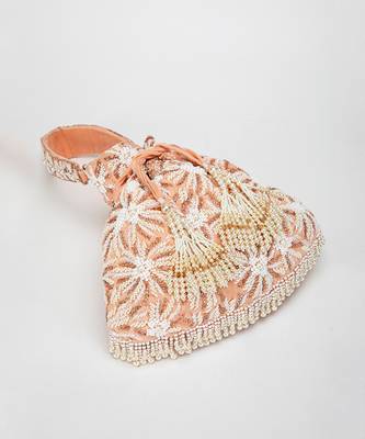 Peach Amora Potli Bag 5