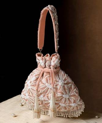 Peach Amora Potli Bag 6