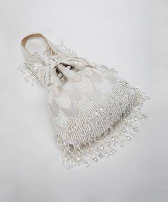 White Suraya Potli Bag 6
