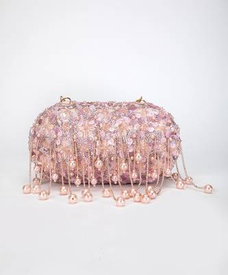 Rose Gold Aria Clutch 1