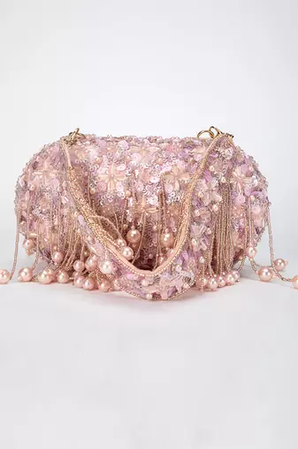 Rose Gold Aria Clutch