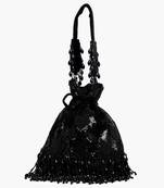Black Suraya Potli Bag