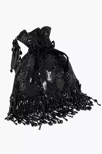 Black Suraya Potli Bag