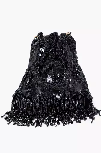 Black Suraya Potli Bag