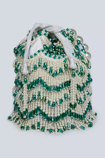 Green Bucket Bag