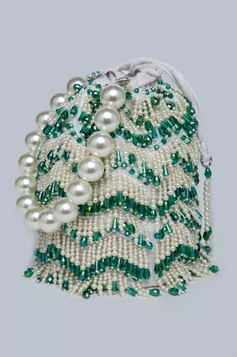 Green Bucket Bag