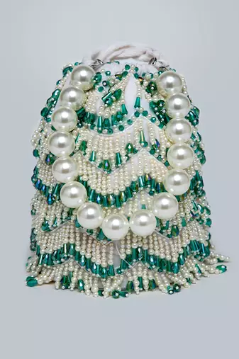 Green Bucket Bag