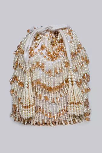 Gold Bucket Bag