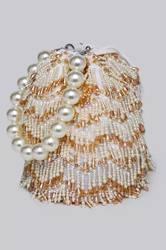 Gold Bucket Bag