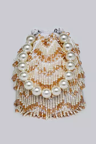 Gold Bucket Bag