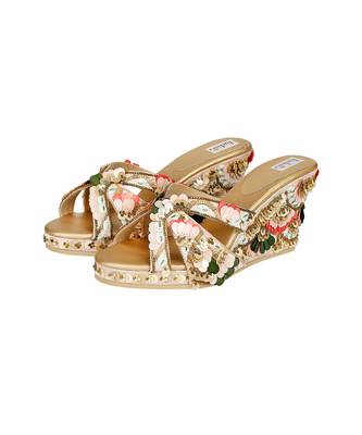 Multicolor Vegan Leather Sandals 1