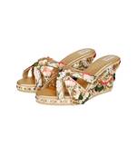 Multicolor Vegan Leather Sandals