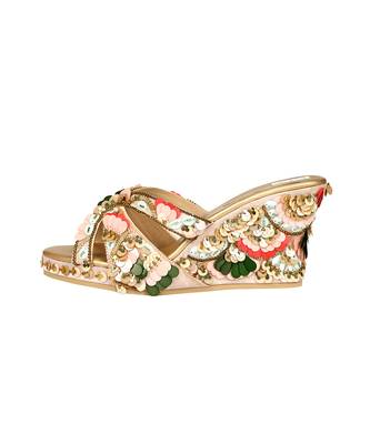 Multicolor Vegan Leather Sandals 3
