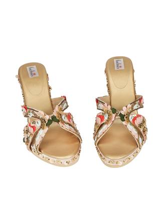 Multicolor Vegan Leather Sandals 5